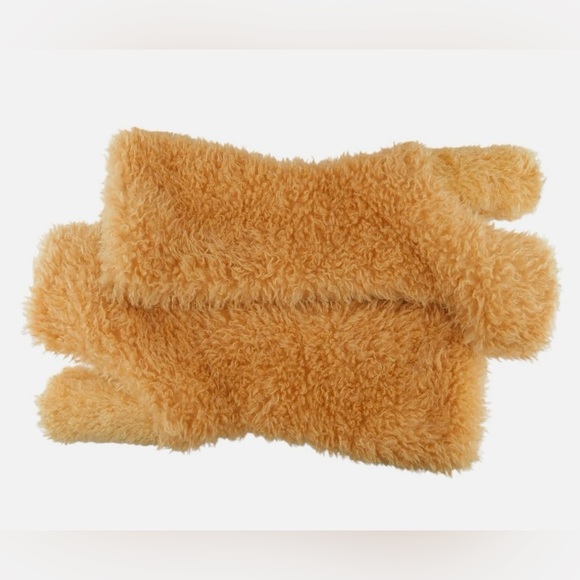 Lemon drop Privileged Chic Tan Faux Fur Platform Boots - Picture 2 of 6